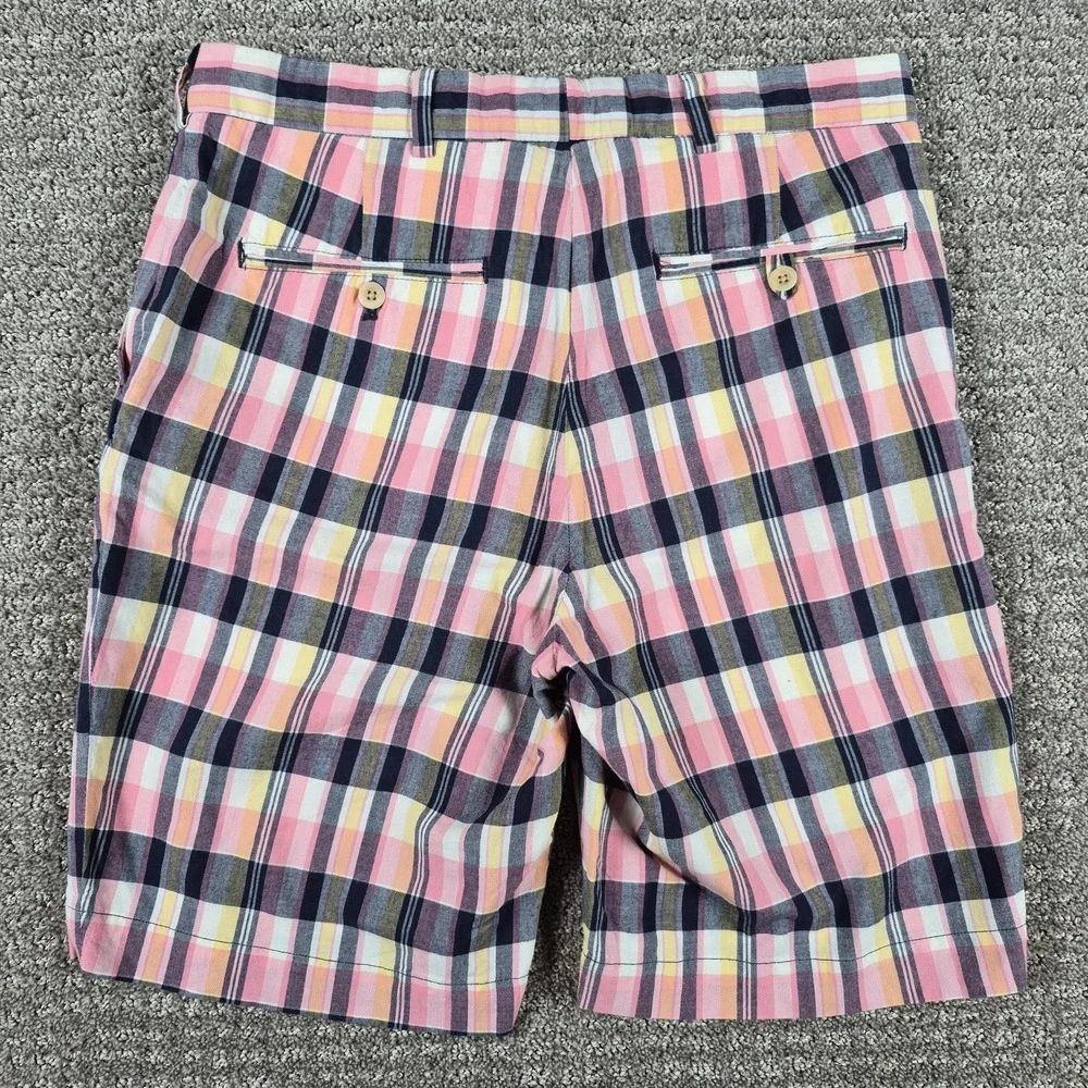 Polo Golf Ralph Lauren Shorts Mens 30 Tartan Plaid Flat Front Vintage Y2k 2000s